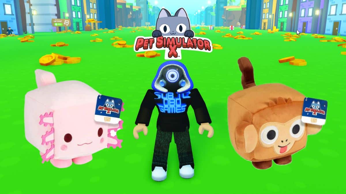 Pet Sim X Announces New Huge Monkey and Axolotl Plushies - Entertainment  Focus