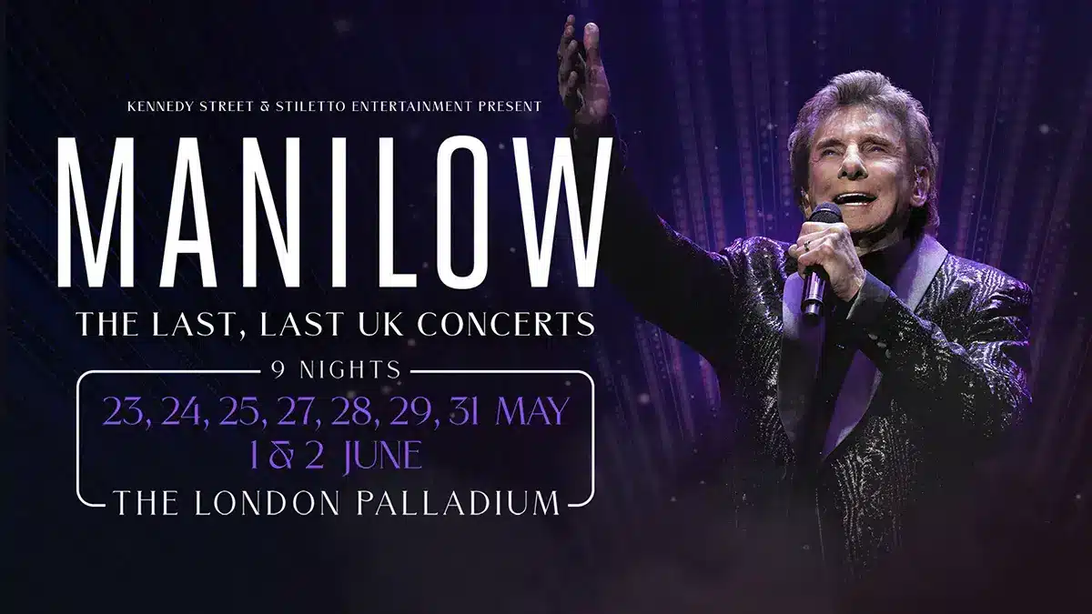 Barry Manilow to play 'LAST, LAST UK Concerts' in 2024 at London